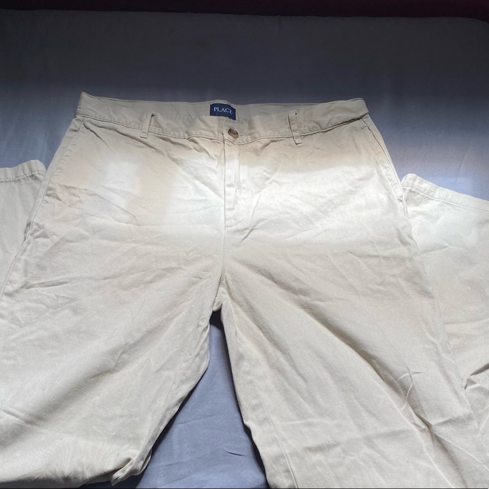 (Place) size 18 cream school uniform pants